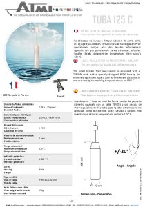 Tubular Float Switch TUBA 125 C