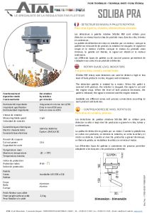 SOLIBA PRA Detailed technical data sheet