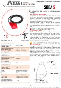 Detailed technical data sheet SOBA S