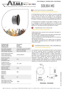 SOLIBA MS Detailed technical data sheet