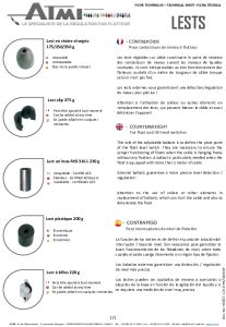 Technical data sheet - Adjustable ballast