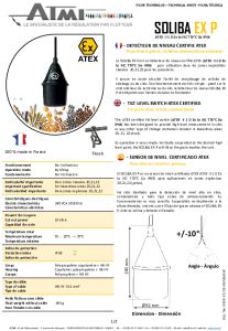 Detailed technical data sheet SOLIBA EX P