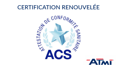 ACS Certification Renewal for ATMI Drinking Water Level Detectors