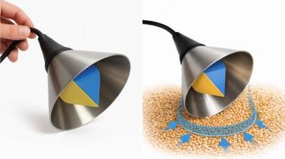 Level Sensor for Grain Silos and Light Powders