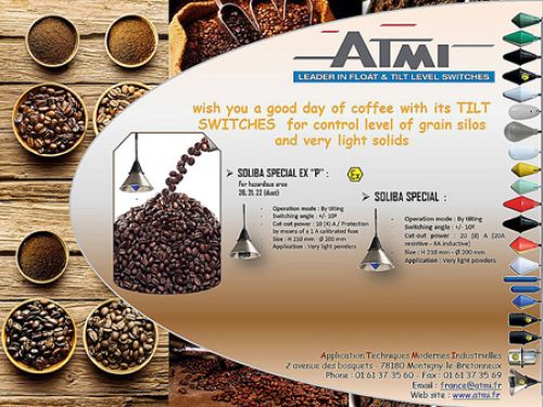 Coffee day with ATMI TILT SWITCHES