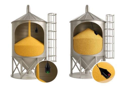How to measure the level of a silo?