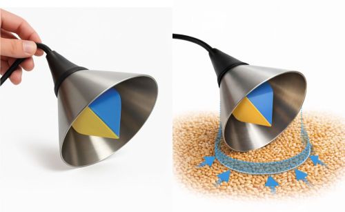 Level Sensor for Grain Silos and Light Powders